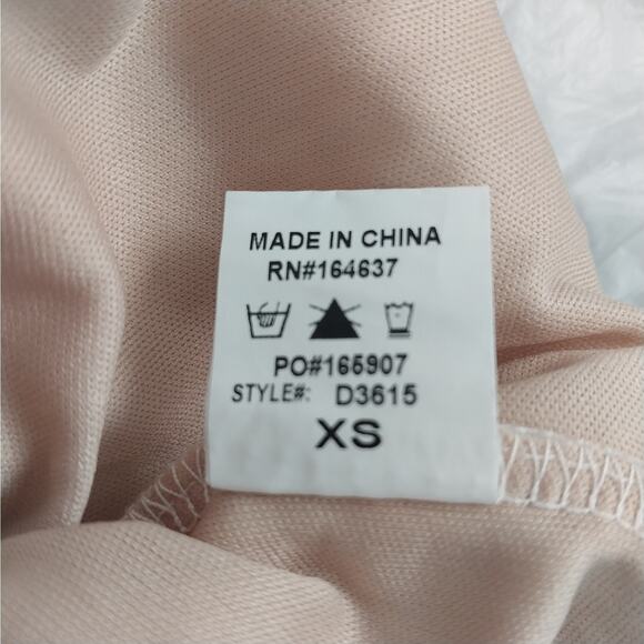 FASHION NOVA! NUDE BEIGE/TAN STRETCH OVERLAID W/WHITE ORNATE LACE DRESS! SZ XS - Picture 9 of 11